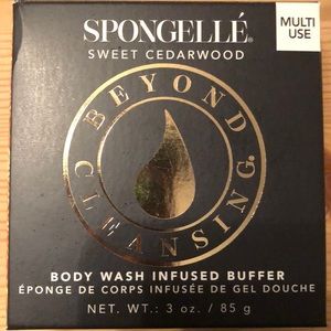 Body wash infused buffer